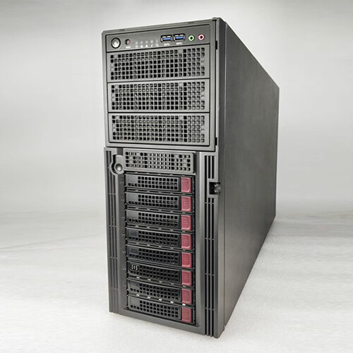 Supermicro H11DSi Server W/ 4T M.2, 2x AMD EPYC 7282 4070TI ,2x 2000W, 64GB RAM - Picture 1 of 2