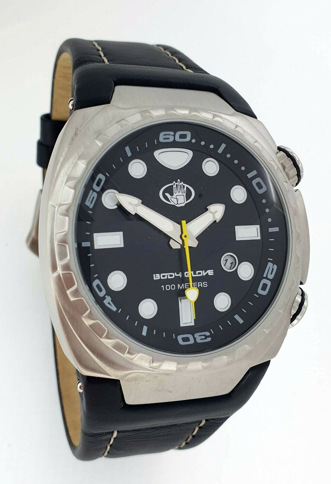 Body Glove Big Divers Scuba Black Watch Brand New L Original BG306001 100M WR