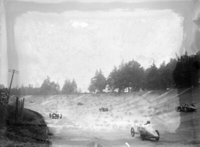 Vic Derrington H Raggett, Austin Seven 1932 Motor Racing Old Photo