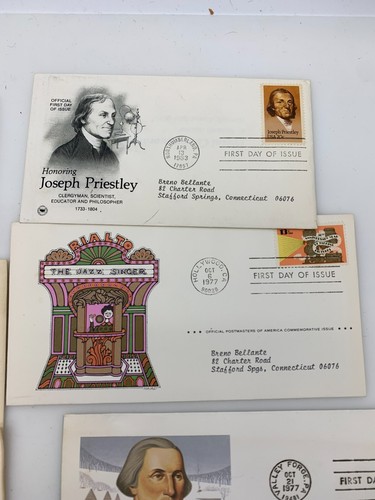 Postmasters of America Stamp Covers, 40 in binder and loose Very good conditio - Picture 12 of 20