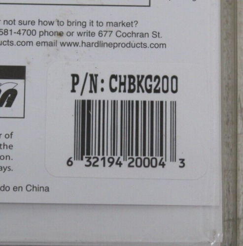 *New* Factory Matched Numbers Letters - 4 Sets - Chrome/Blk - Part # CHBKG200 - Picture 3 of 3