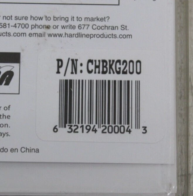 *New* Factory Matched Numbers Letters - 4 Sets - Chrome/Blk - Part # CHBKG200 - Image 3 of 3