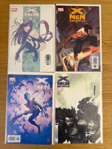 X-MEN UNLIMITED 47 49 50 New Mutants 1 4 Joshua Middleton LOTTO Marvel 2003 W92 - Foto 2 di 3