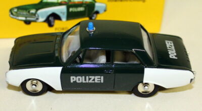 Dinky 551 Ford Taunus Polizeiwagen - Voiture De Police 1/43 - Occasion Boîte D'origine