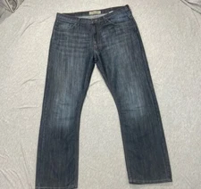 Wrangler Jeans Straight Fit 38x32 Men Blue 95grwrd