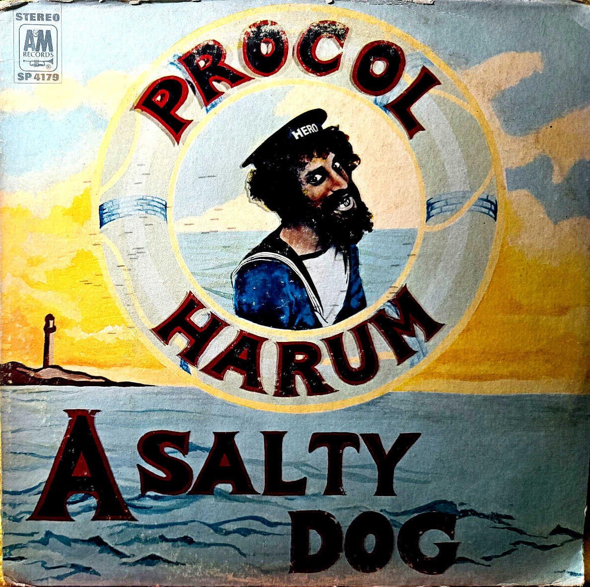 PROCOL HARUM LP A SALTY DOG - A&M SP4179 (VINYL G+ / JACKET VG) FREE SHIPPING