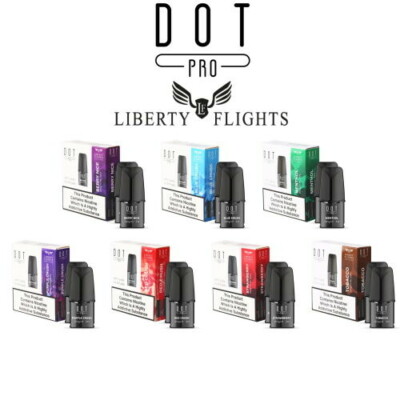 DOT PRO PODS KIT Vape Refills Pack of 2,with Vampire Vape & Double Drip  Liquid