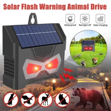 Ultrasonic Sound Pest Repellent Control Solar Wild Animal Repeller Rat Deterrent