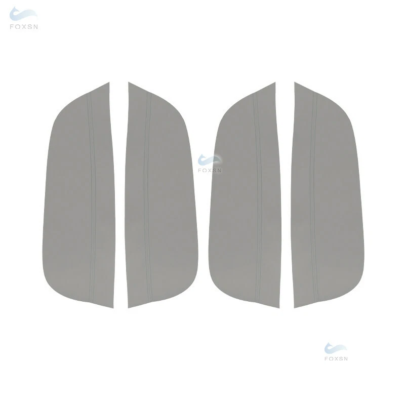 NEW GRAY Leather Door Panel Armrest Lid Box Cover For 2005-2008 Hyundai Sonata - Imagem 2 de 4