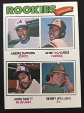 1977 Topps #473 Andre Dawson /RC Rookie Montreal Expos Ex + Nr MT HOF