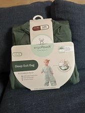 ergoPouch 3.5 TOG Sleep Suit Bag 100% Organic Cotton Filling Green 8-24 Months