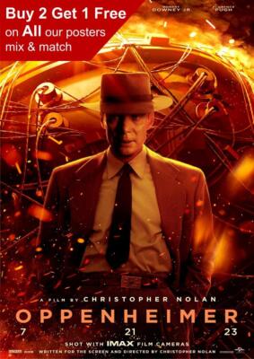 Oppenheimer 2023 Teaser Poster A5 A4 A3 A2 A1