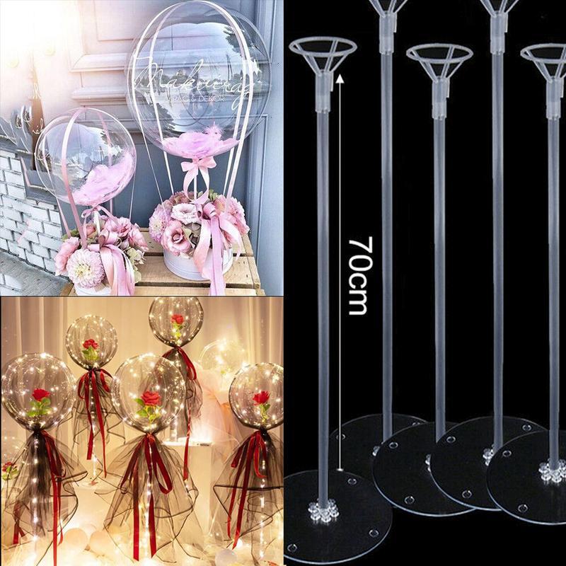 Ballonkopjes, stangen, 100 ballonstandaarden, kunststof, ballonhouders, herbruikbare ballonstaven, meerkleurig, voor decoratie, verjaardagsfeest, bruiloft, accessoires, feestdagen, woondecoratie