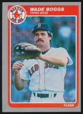1985 Fleer #151 Wade Boggs, Boston Red Sox, HOF.