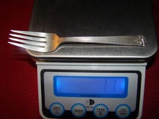 INTERNATIONAL TRIANON STERLING SILVER SALAD FORK NO MONOGRAM 