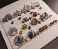 14er SET, PIN/Anstecker: LANZ BULLDOG Logos/Oldtimer Traktor/Trecker Modelle etc
