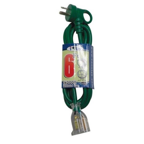 Conntek 24162-072 I-Ring Extension Cord 6-Foot 16/3 Christmas Green U.S. I-Ring - 第 1/1 張圖片