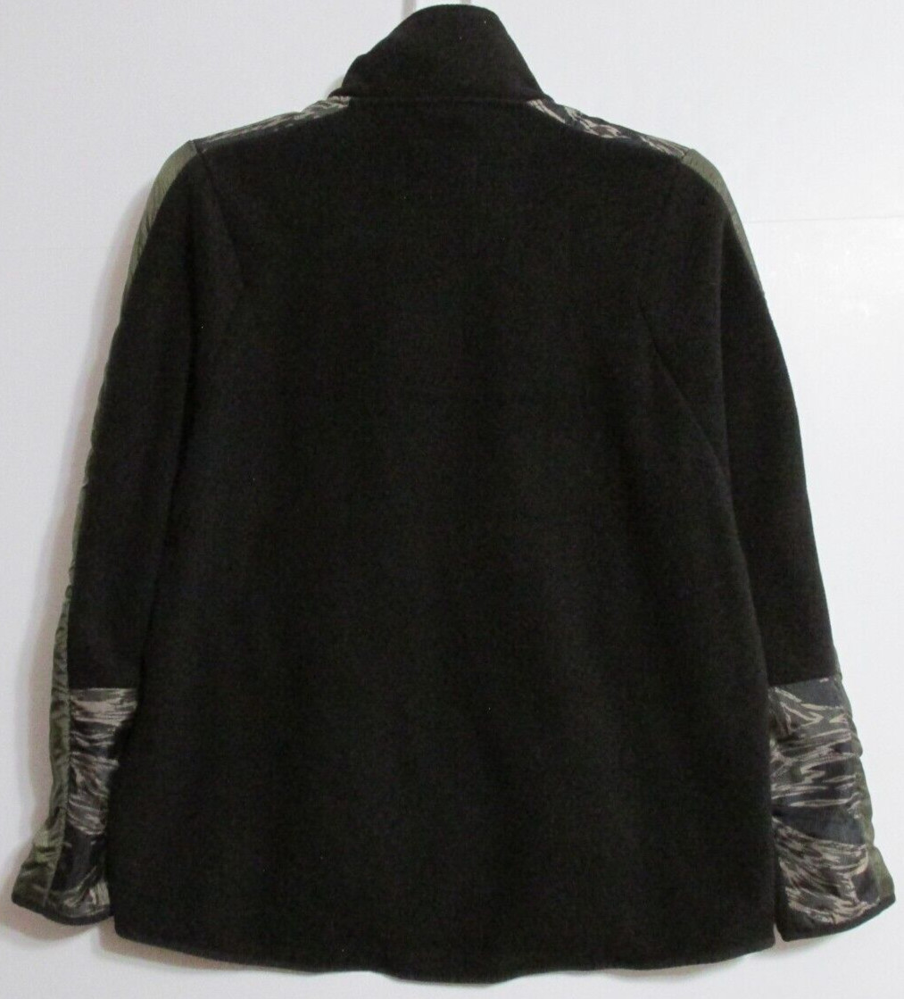 Men's Superdry Desert Alchemy Block 1/2 Zip Jacket Black/Olive Size XL image 7