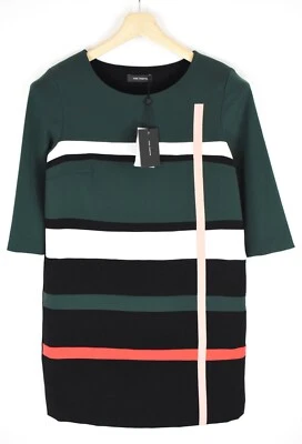 COP COPINE Ogawa Kleid Damen (EU) 36 3/4 Ärmel Gestreift Rundhals Mini - Bild 1 von 4