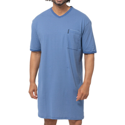 AMMANN - Extra Light Cotton - Herren - Kurzarm - Nachthemd - Nachtwäsche 
