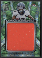 2020 Panini Spectra KJ HAMLER Monumental Jumbo Green /35 Jersey SP Rookie RC #33