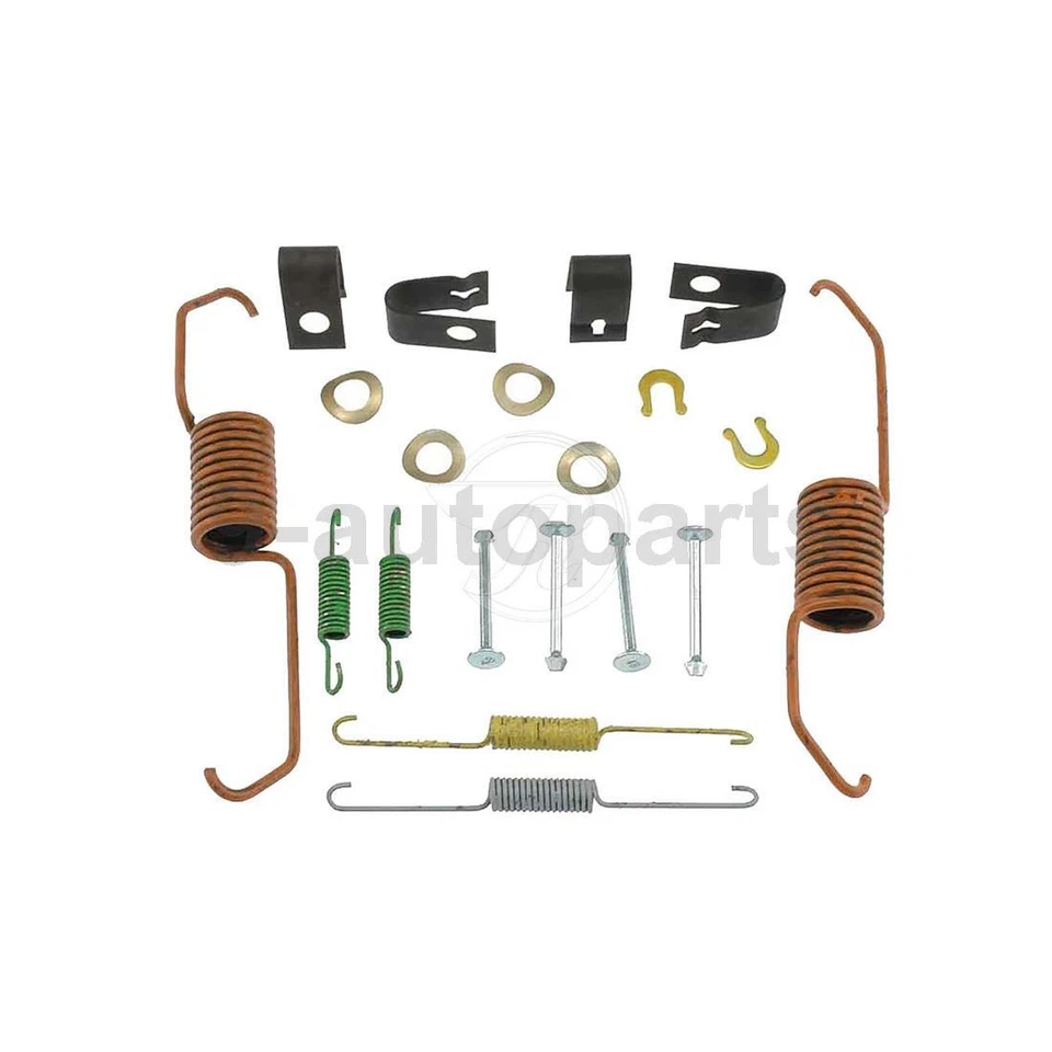 Rear Brake Drums & Shoes & Hardware Kit For 1990-2002 Honda Accord - Image 3 of 4