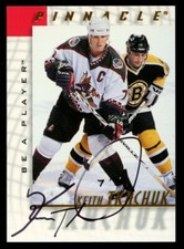 Keith Tkachuk #22 signed autograph auto 1998 Pinnacle Be A Player Hockey Card