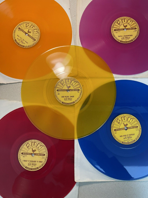 78 Sun Record Elvis Presley - Complete Set of Five - Re-issue
