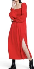 La Ligne Beautiful Red Long Xxs Dress