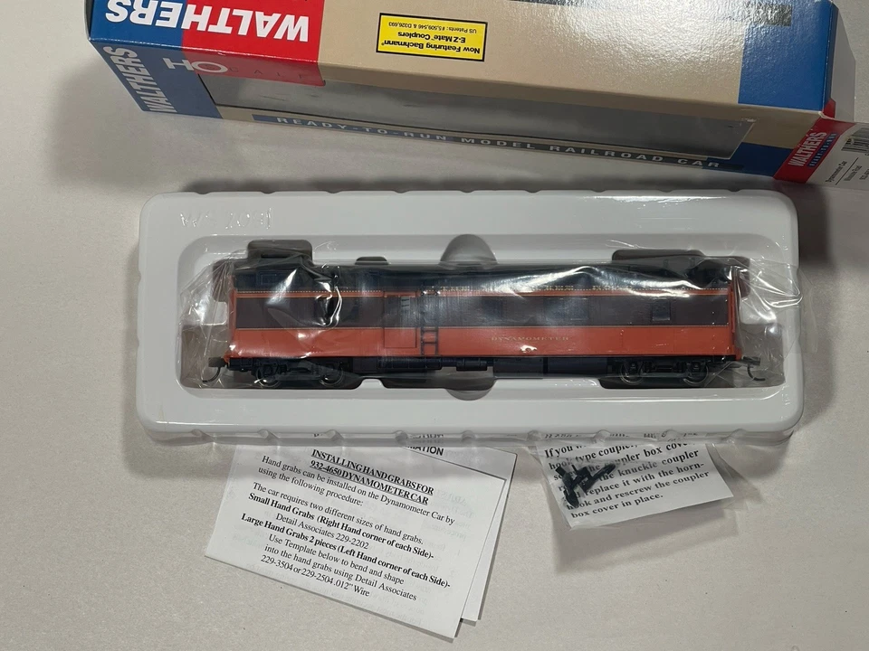 Walthers HO Milwaukee Road Dynamometer Car Vintage NIB Factory Sealed 932-4656 - Image 2 of 4
