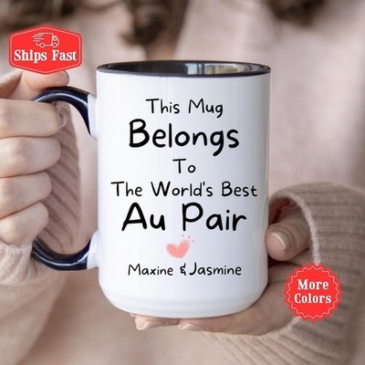 Au Pair Mug Personalized Coffee Cup Gift