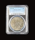 1934-D Peace Silver Dollar | Denver Mint | Certified PCGS AU55