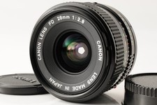 Near mint Canon New FD 28mm F2.8 Wide Angle Lens FD Mount From JAPAN 43