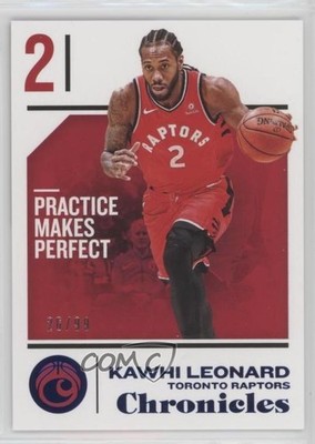 2018-19 Panini Chronicles Blue 26/99 Kawhi Leonard #55 eq1