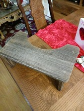 Bathroom toilet stool wood squat stool 