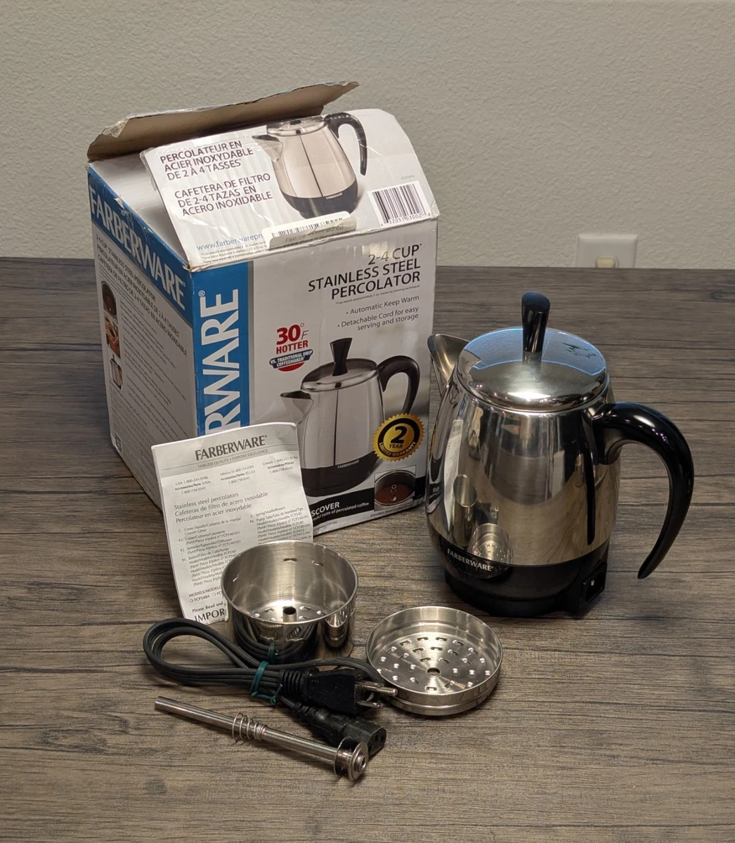 Farberware不锈钢渗透器和莫卡壶和土耳其咖啡壶| eBay