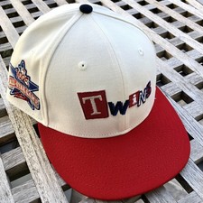 Minnesota Twins Ransom Note 1985 ASG Patch New Era 59FIFTY Pro Image Hat 7 1/2