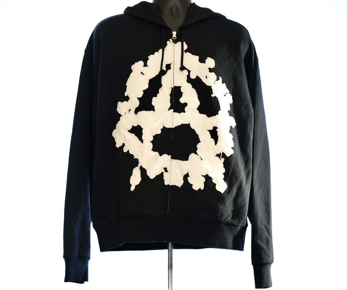 Denim Tears Anarchy Zip Hoodie Black FW25 Size L | eBay