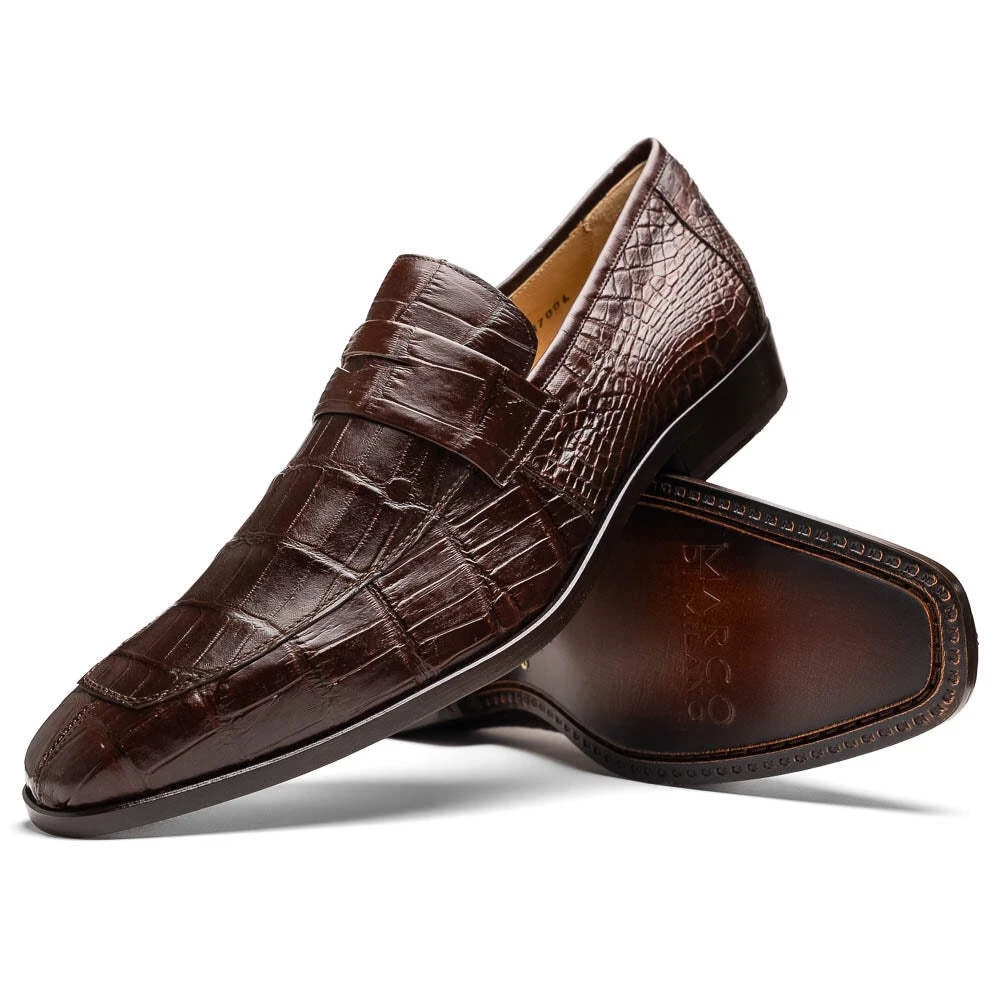 Carlo Di Nuzzo Italy Genuine Alligator and Suede Shoes Sz 8.5 Vintage Luxury Genuine Alligator In Men main image 3