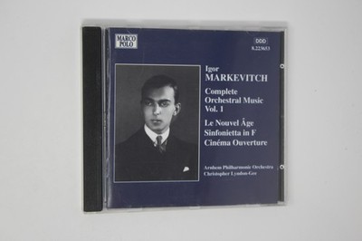 Igor Markevitch Complete Orchestral Music Vol 1 CD Marco Polo