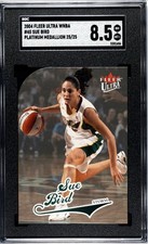 2004 Fleer Ultra WNBA Sue Bird #45 Platinum Medallion /25 SGC 8.5 Storm