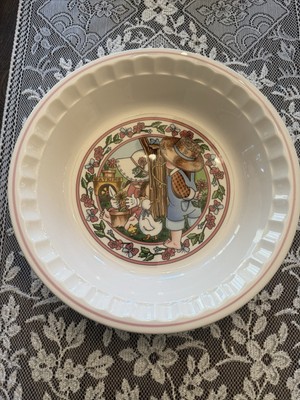 Vintage NEW IN BOX Watkins Country Kids Collector's Recipe Pie Plate