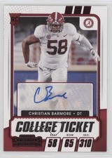 Game Ticket Christian Barmore