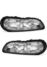 for 1997-2003 Chevy Malibu Headlight Chrome Pair OE 22618782 Also fits 2004...