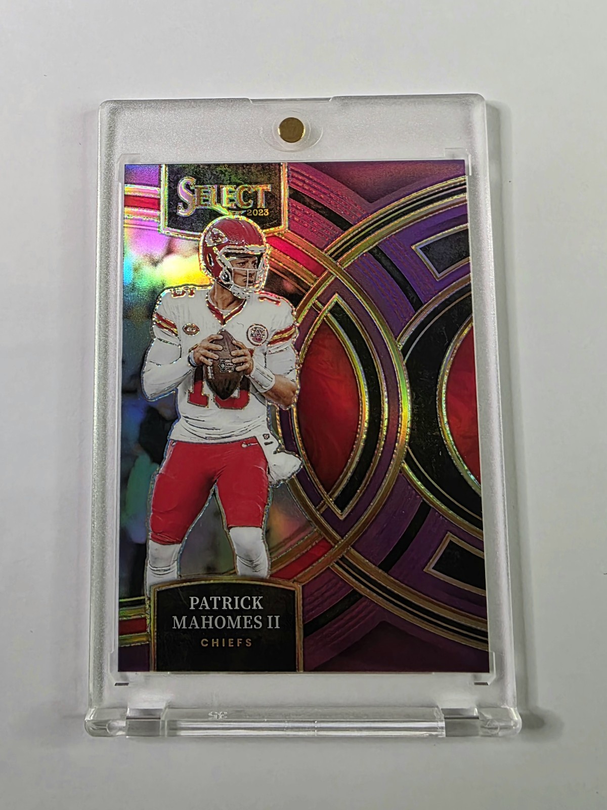  2023 Panini Select Patrick Mahomes Premier Level Purple Prizm /75 
