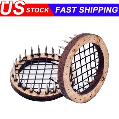 1 Pair Bee Queen Marking Cages Handmade Push-in Disc Round Beekeeping Equipment