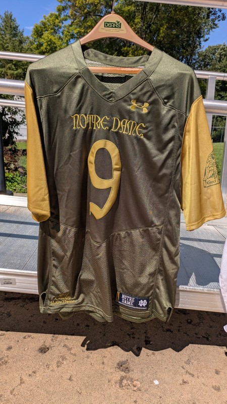 Under Armour Mens Notre Dame Fighting Irish 2016 Shamrock Series Jersey Large #9