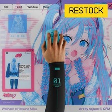 WALLHACK SP-005 Hatsune Miku OS Glass Mousepad PRESALE