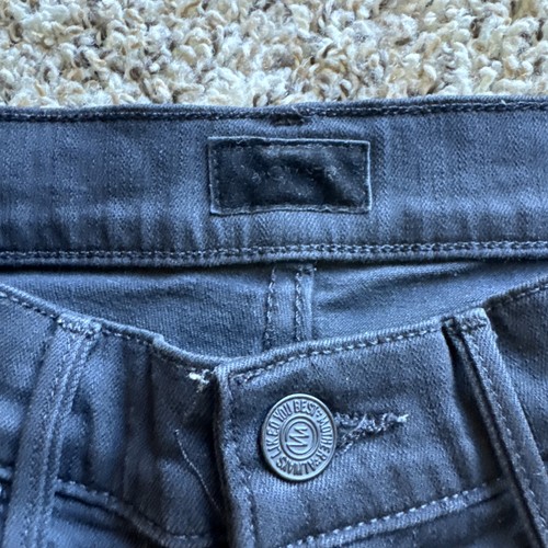 Pantalones de mezclilla Mother Women The Insider Crop Step Fray Not Guilty Wash negros talla 25 - Imagen 3 de 6