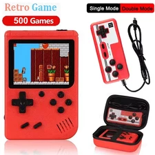 2.4" Retro Mini Handheld Game Console 500 Built-in 8-Bit Games for Kids Gift